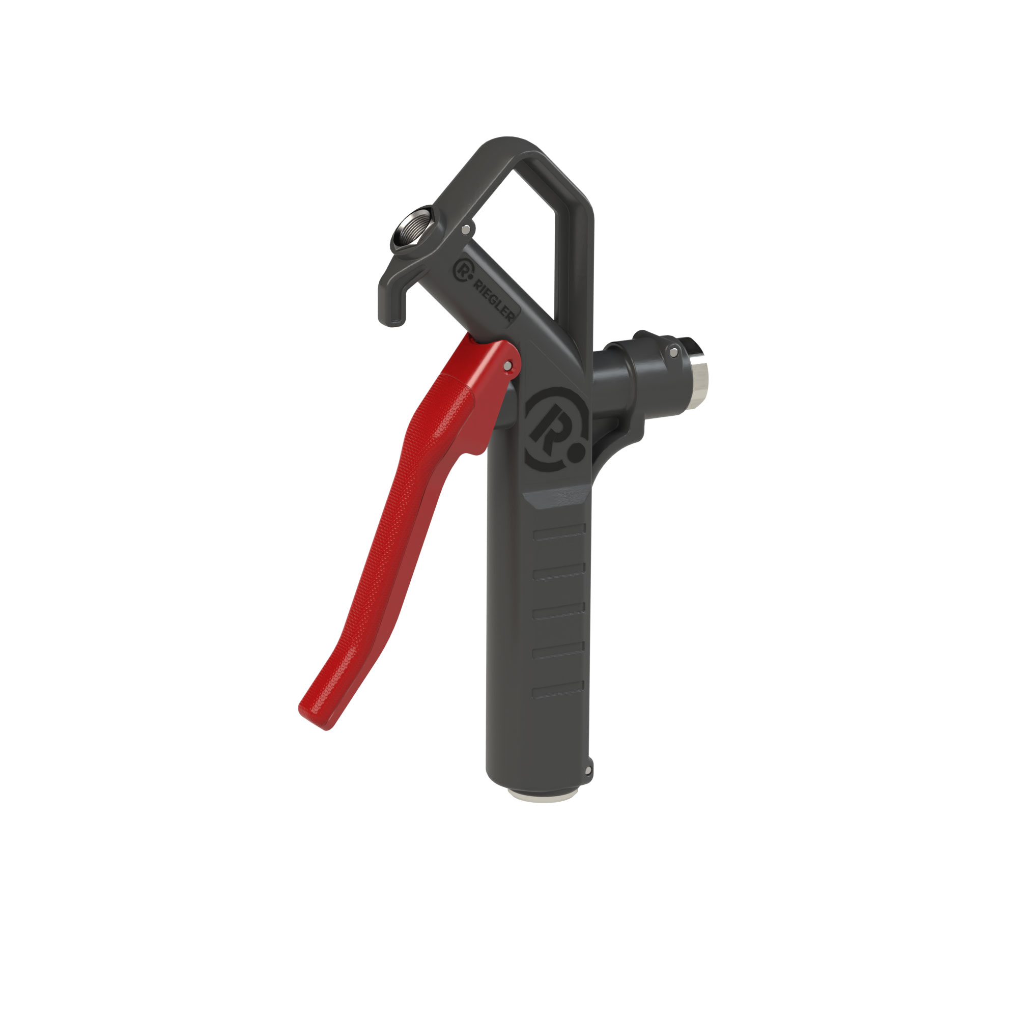 Blow gun, without nozzle, connectable on top, G 1/4 IT - Riegler 129365