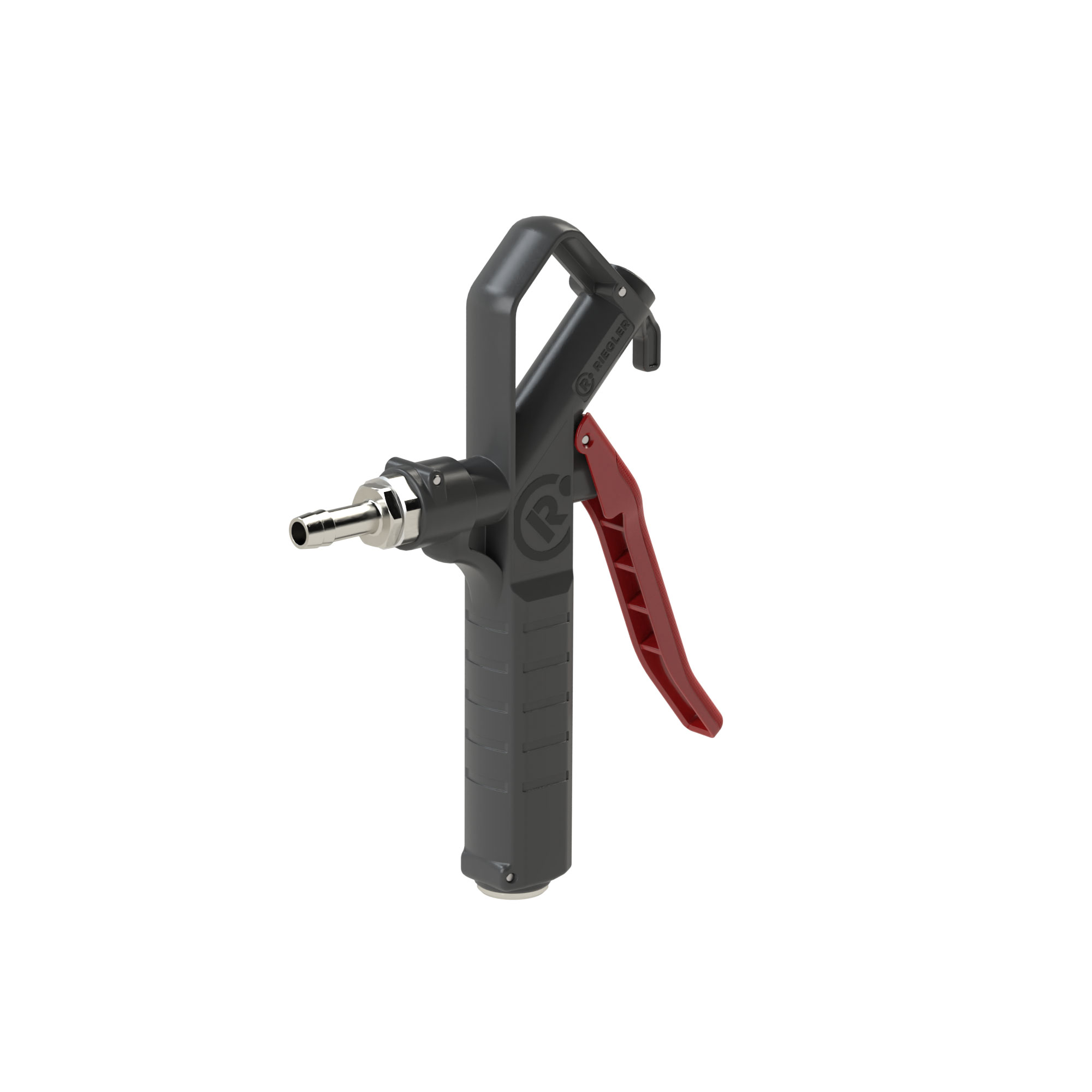 Blow gun, without nozzle, connectable on top, Stem I.D. 9 - Riegler 129368