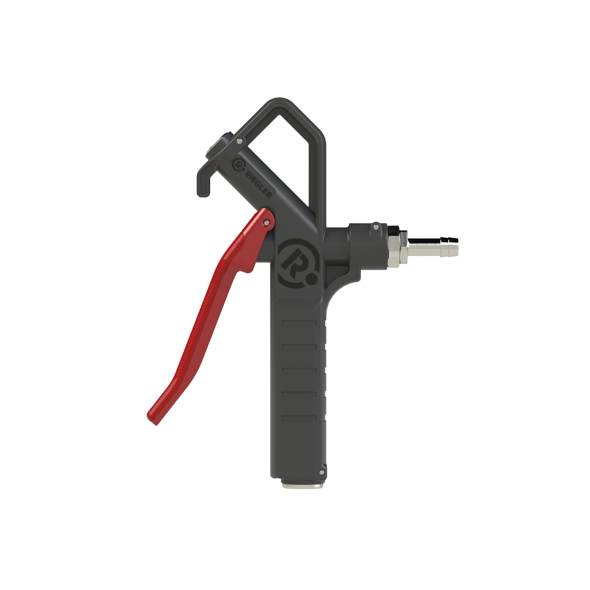 Blow gun, without nozzle, connectable on top, Stem I.D. 9 - Riegler 129368