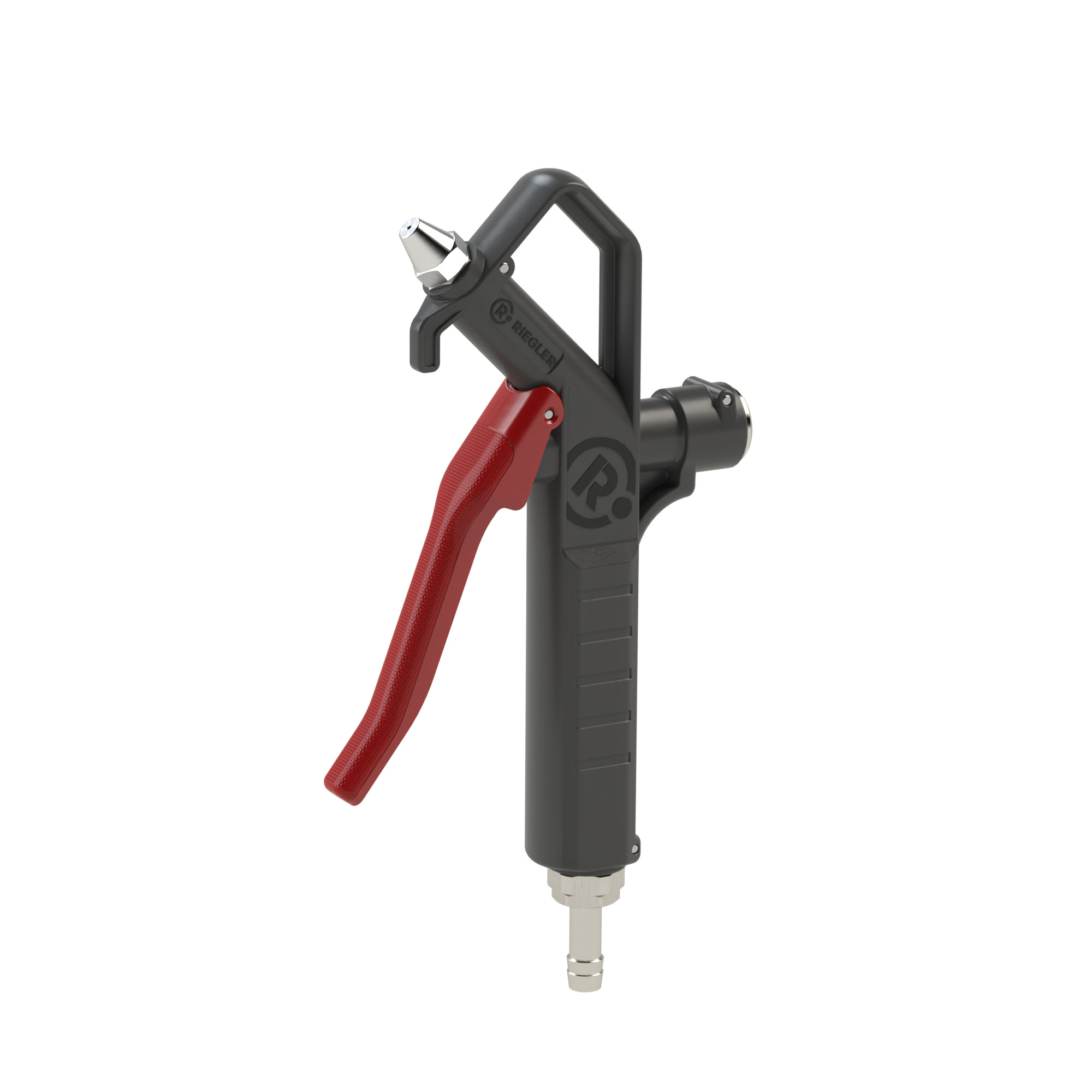 Blow gun, standard nozzle, connectable below, Stem I.D. 6 - Riegler 129372