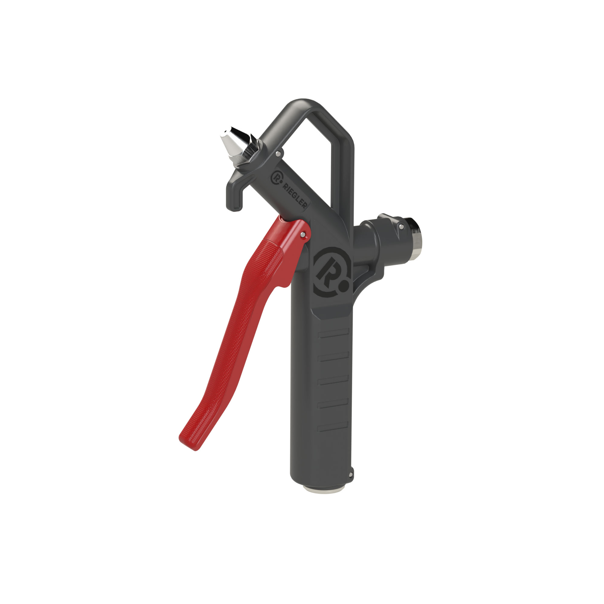 Blow gun, standard nozzle, connectable on top, G 1/4 IT - Riegler 129375