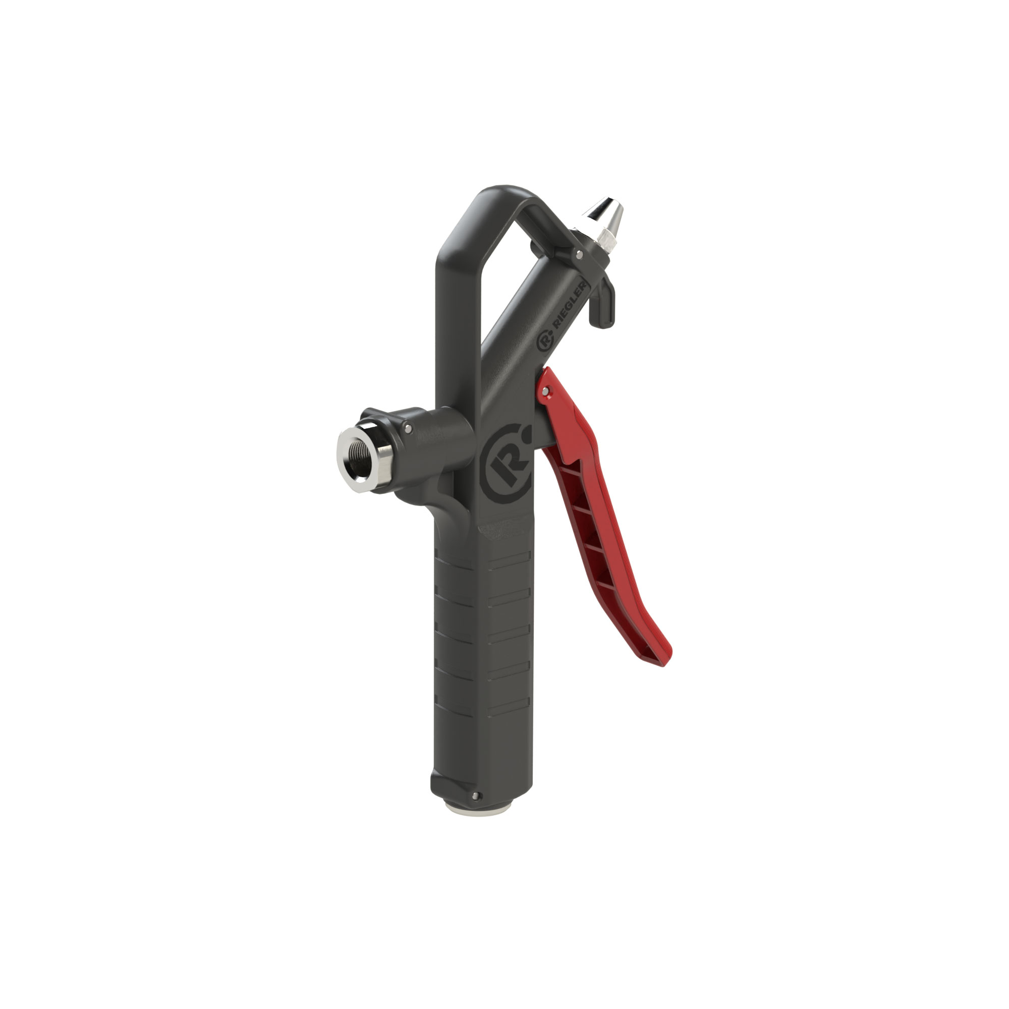 Blow gun, standard nozzle, connectable on top, G 1/4 IT - Riegler 129375