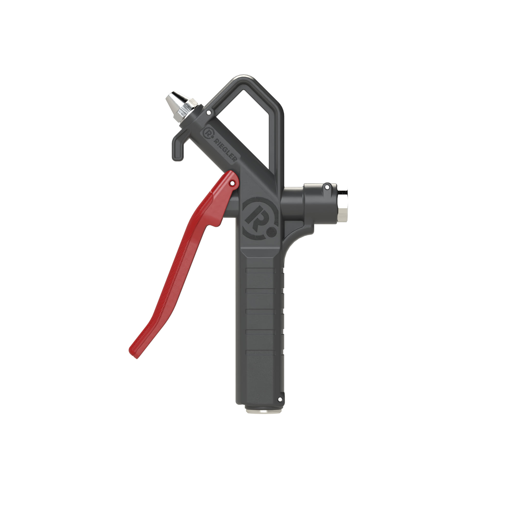 Blow gun, standard nozzle, connectable on top, G 1/4 IT - Riegler 129375