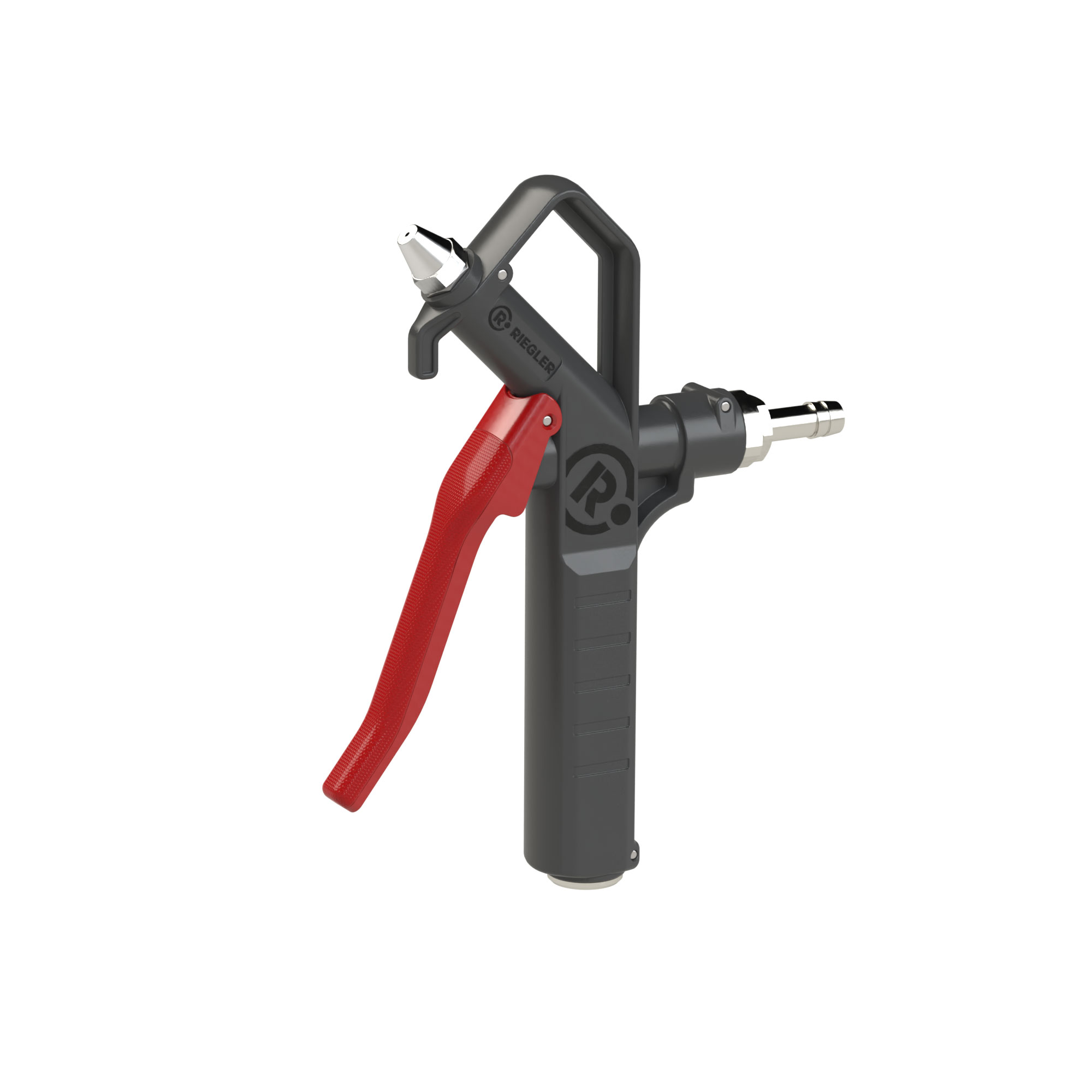 Blow gun, standard nozzle, connectable on top, Stem I.D. 13 - Riegler 129379