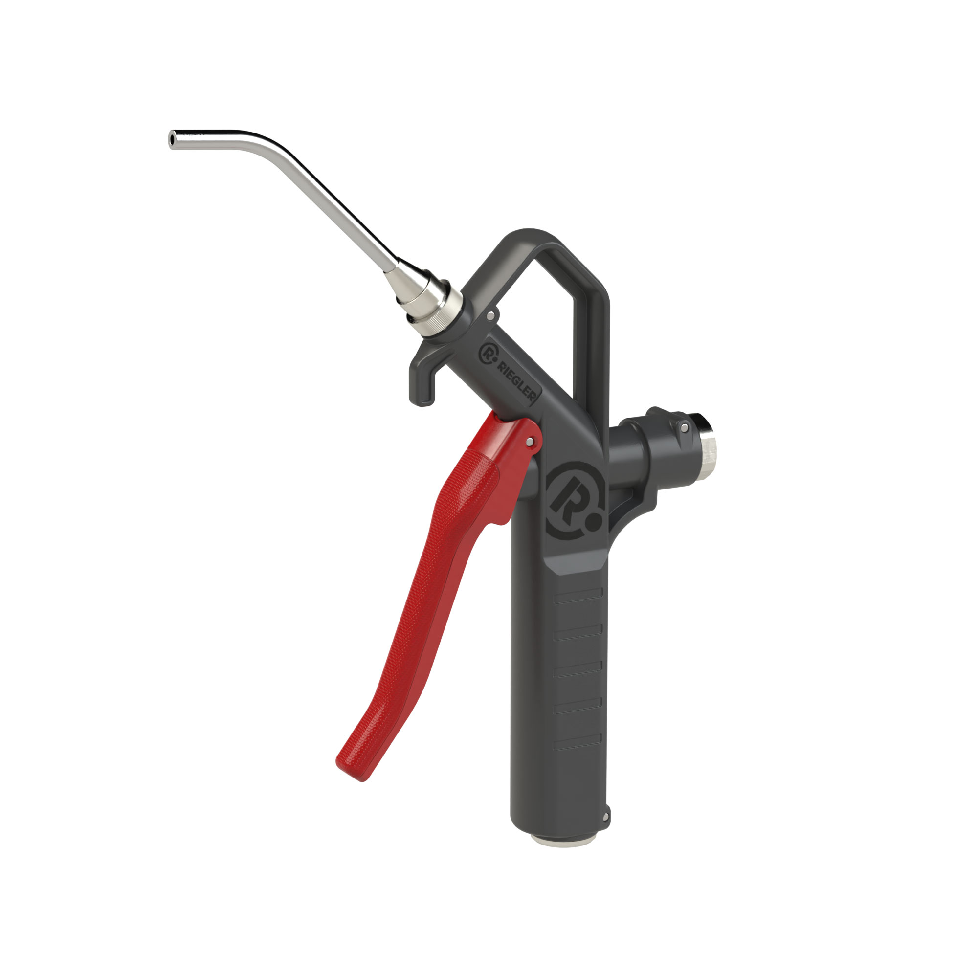 Blow gun, rod nozzle, connectable on top, G 1/4 IT - Riegler 129385
