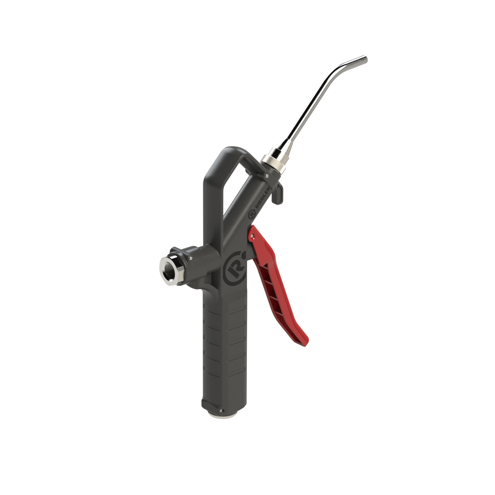 Blow gun, rod nozzle, connectable on top, G 1/4 IT - Riegler 129385