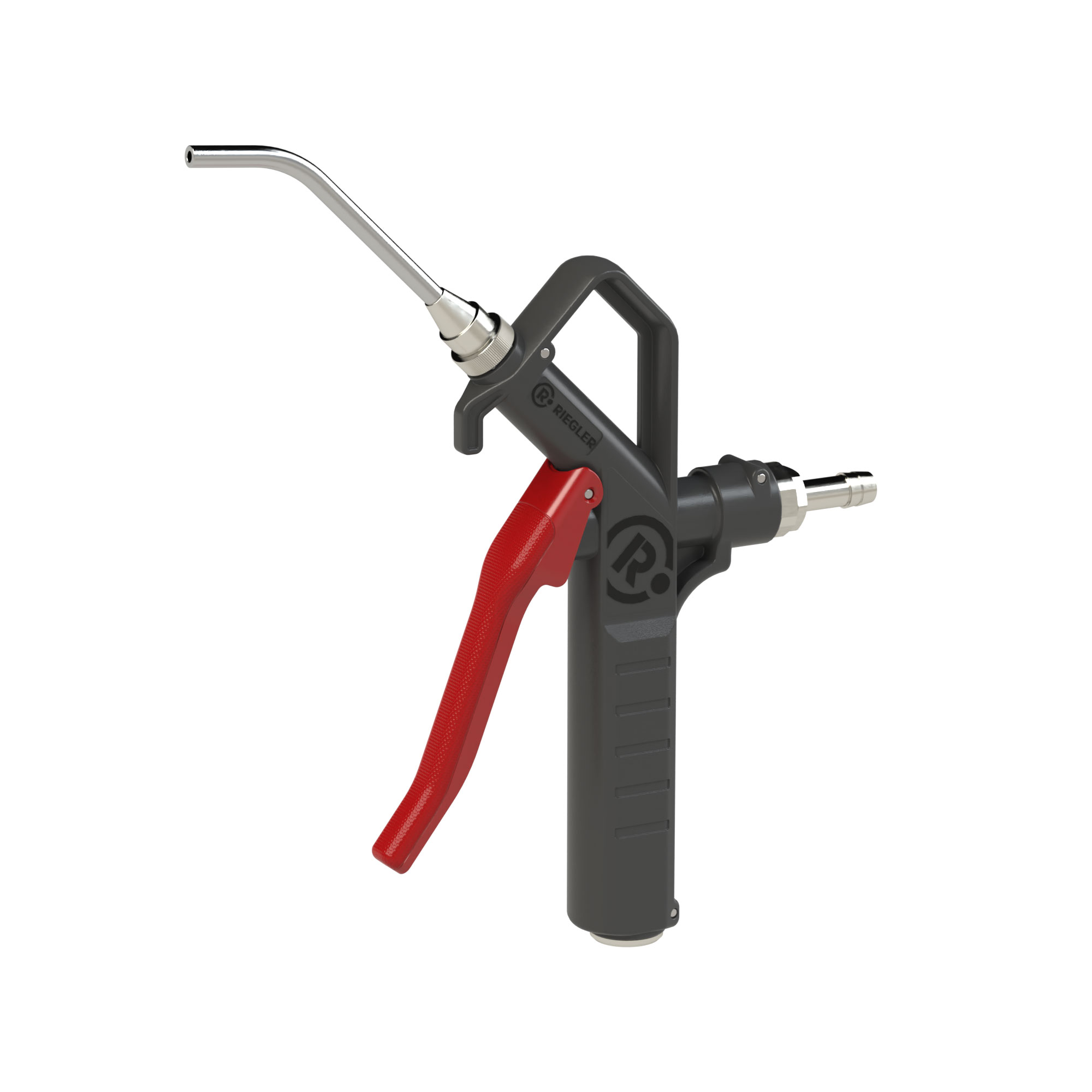 Blow gun, rod nozzle, connectable on top, Stem I.D. 9 - Riegler 129388