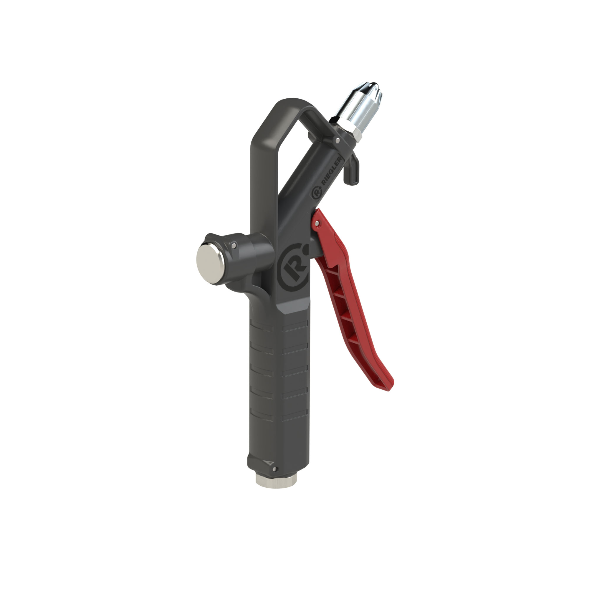 Blow gun, safety nozzle, connectable below, G 1/4 IT - Riegler 129390