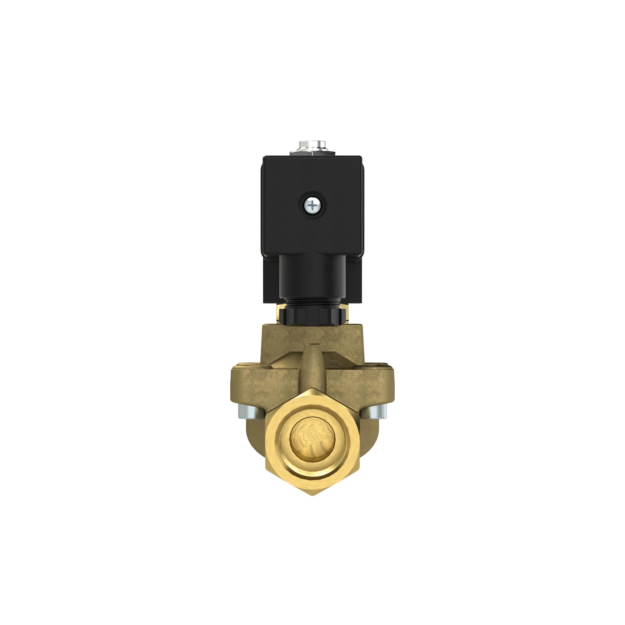 2/2 solenoid valve, NO, G1, PN 0.5-12, NBR, pilot-opera., 230V AC - Riegler 129604