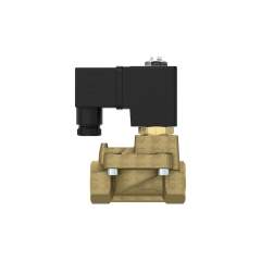 Riegler 129496.2/2 solenoid valve, NC, G38, PN 0.5-16, FPM, pilot-opera. 230V AC