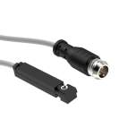 Riegler 129739.HALL sensor, 3-wire, 5 m cable, 10-30V DC, 4W, NO, PNP, LED