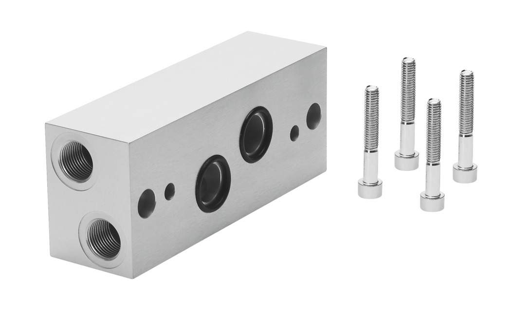 Winkel-Verkettungsplatte NAW-3/8-NPT-2E - Festo 30436