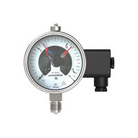 Riegler 129753.Contact pressure gauge, G 1/2 radial bottom, 0-400,0 bar, Ø 100