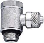 Riegler 110570.Angled pivot fitting with O-ring, G 1/4 o., for hose 10/8 mm