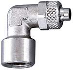 Riegler 110551.Angled screw-on fitting, G 1/8, for hose 6/4 mm, AF 10