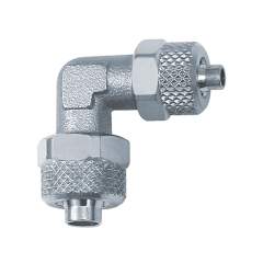 Riegler 110584. Winkelverbinder, red., für Schlauch 8/6 - 6/4 mm, SW 10, MS vern.