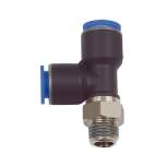 Riegler 109550.Push-in T-fitting »Blue Series«, L-shape, rotating, R 1/4 o.