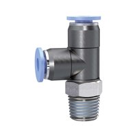 Riegler 148862.Push-in T-fitting »Blue Series« mini, L-shape, rotating, R 1/8