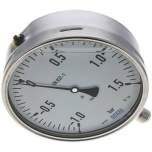Wika MS -11,5160 GLY ES Chemie-Glycerin-Manometer senkrecht,160mm, -1 bis 1,5 bar