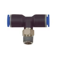 Riegler 109508.Push-in T-fitting »Blue Series«, rotating, R 1/2 o.