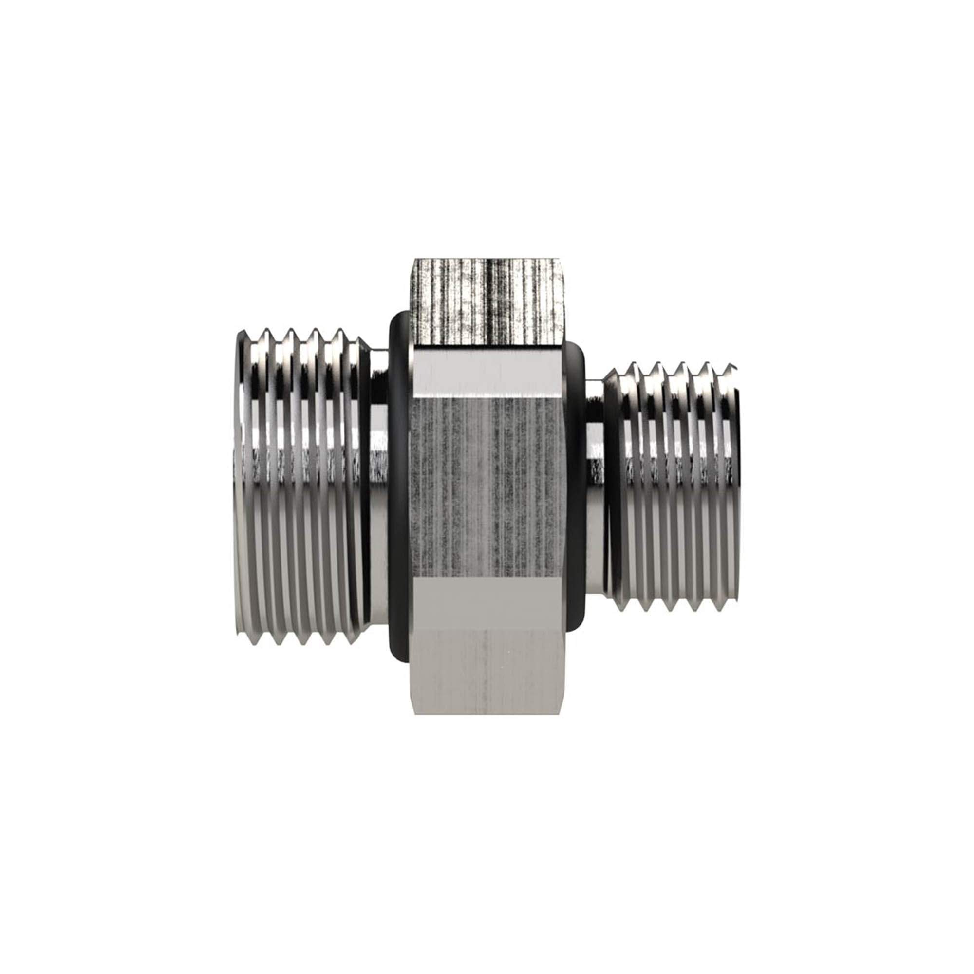 Doppelgewindenippel »NonPlusUltra«, red., G3/8, G1/4, VPE10 - Riegler 132176