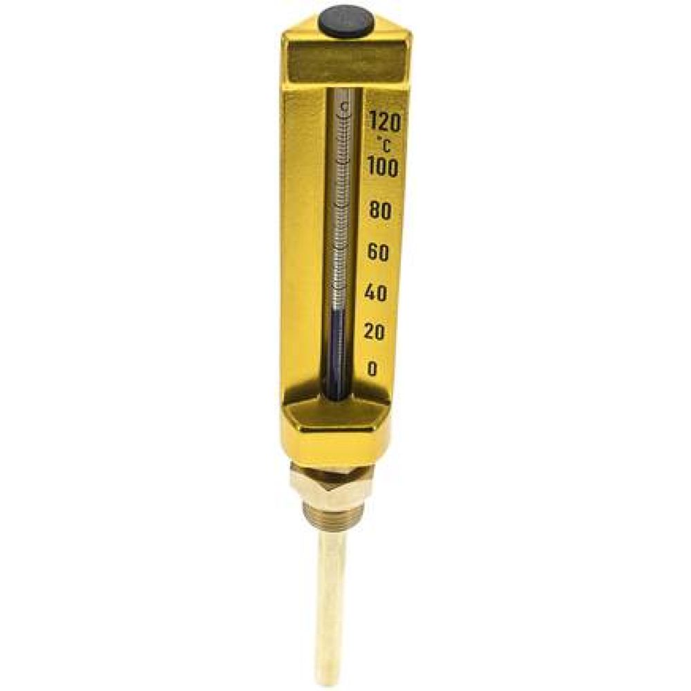 SITS 120150100 Maschinenthermometer (150mm) senkrecht/0 bis +120°C/100mm