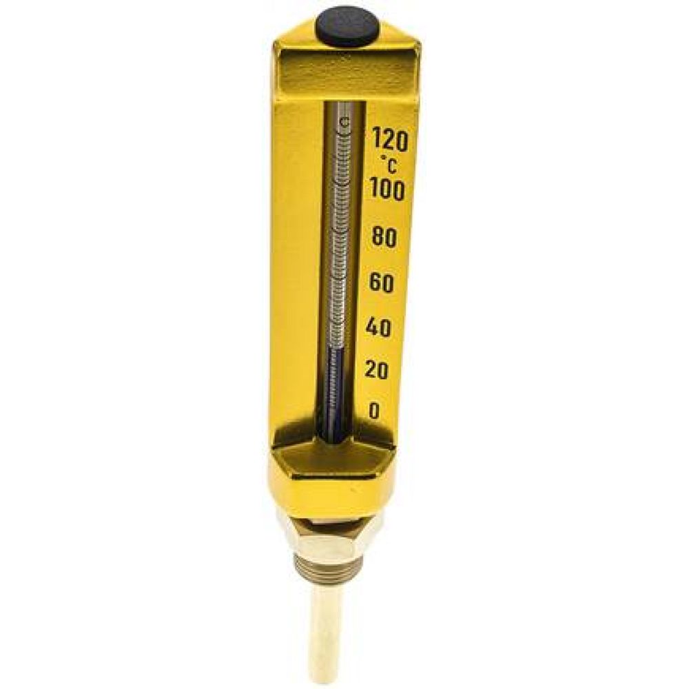 SITS 12015063 Maschinenthermometer (150mm) senkrecht/0 bis +120°C/63mm