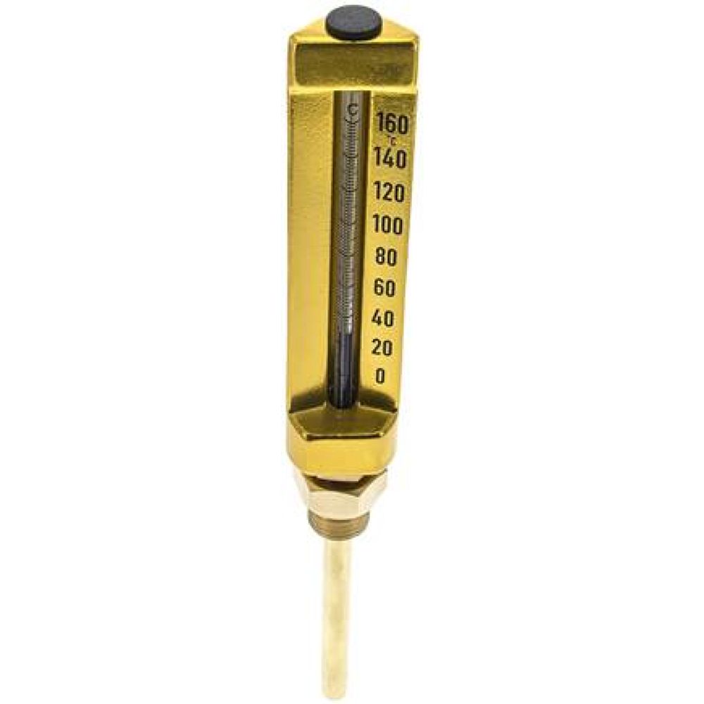 SITS 160150100 Maschinenthermometer (150mm) senkrecht/0 bis +160°C/100mm