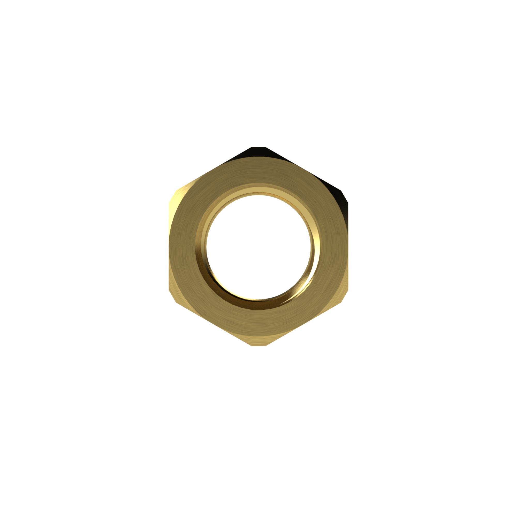 Reduziernippel kurz, G 3 a., G 1 1/2 i., SW 95, Messing - Riegler 134465