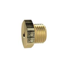 Riegler 134468.Reducing nipple, short, M5 ET, M3 IT, AF 7, Brass