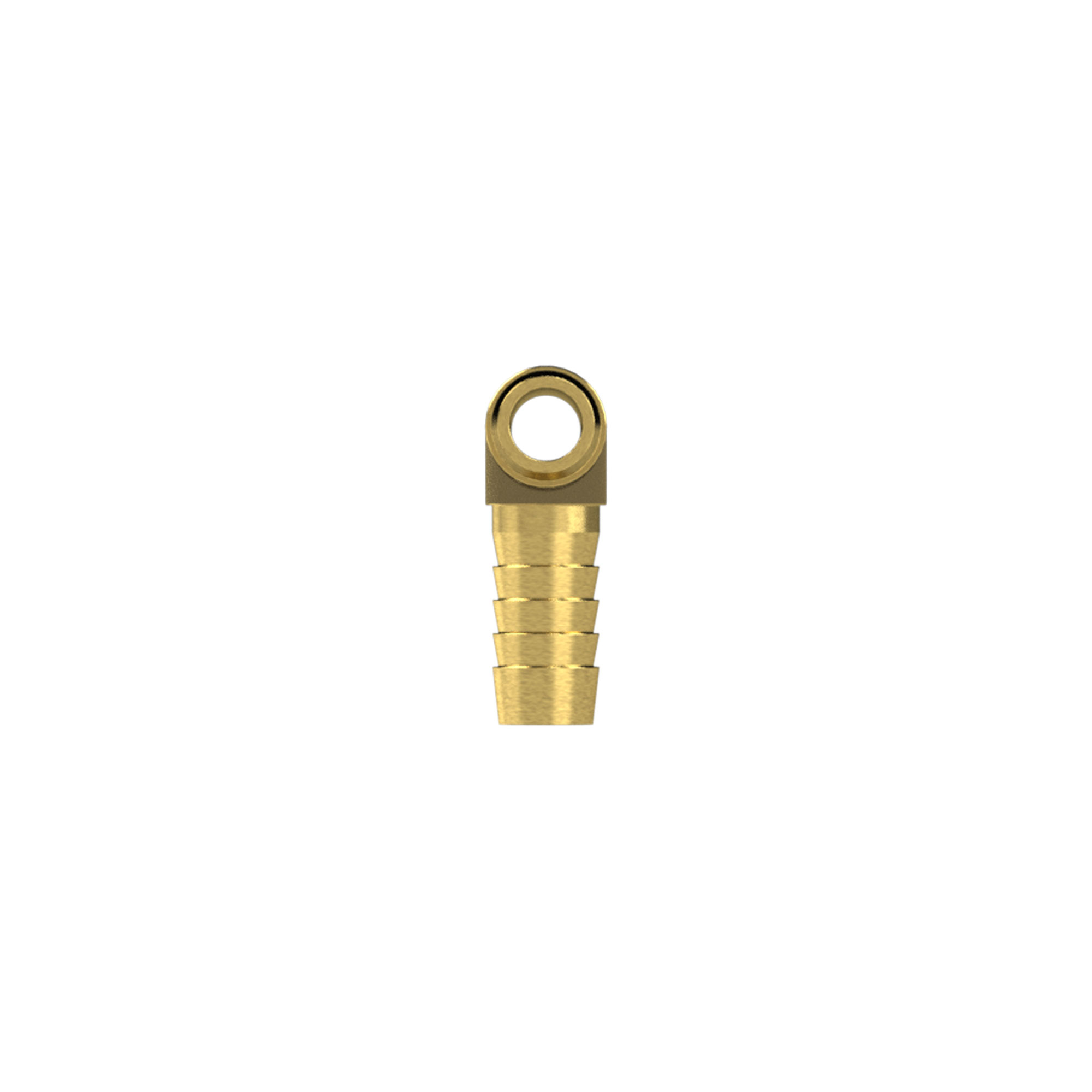 T-hose fitting supports, for hose I.D. 9 mm, brass - Riegler 134505