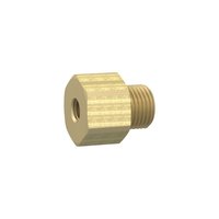 Riegler 134707.Reducing nipple long, M5 o., M5 i., AF 7, Brass