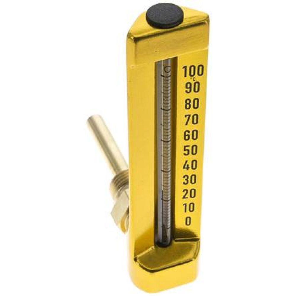 SITW 10015063 Maschinenthermometer (150mm) waagerecht/0 bis +100°C/63mm