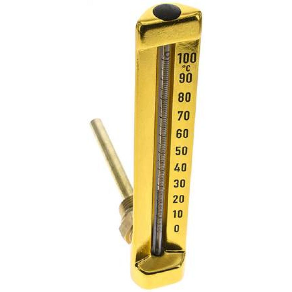 SITW 100200100 Maschinenthermometer (200mm) waagerecht/0 bis +100°C/100mm