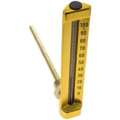 SITW 100200160 Maschinenthermometer (200mm) waagerecht/0 bis +100°C/160mm