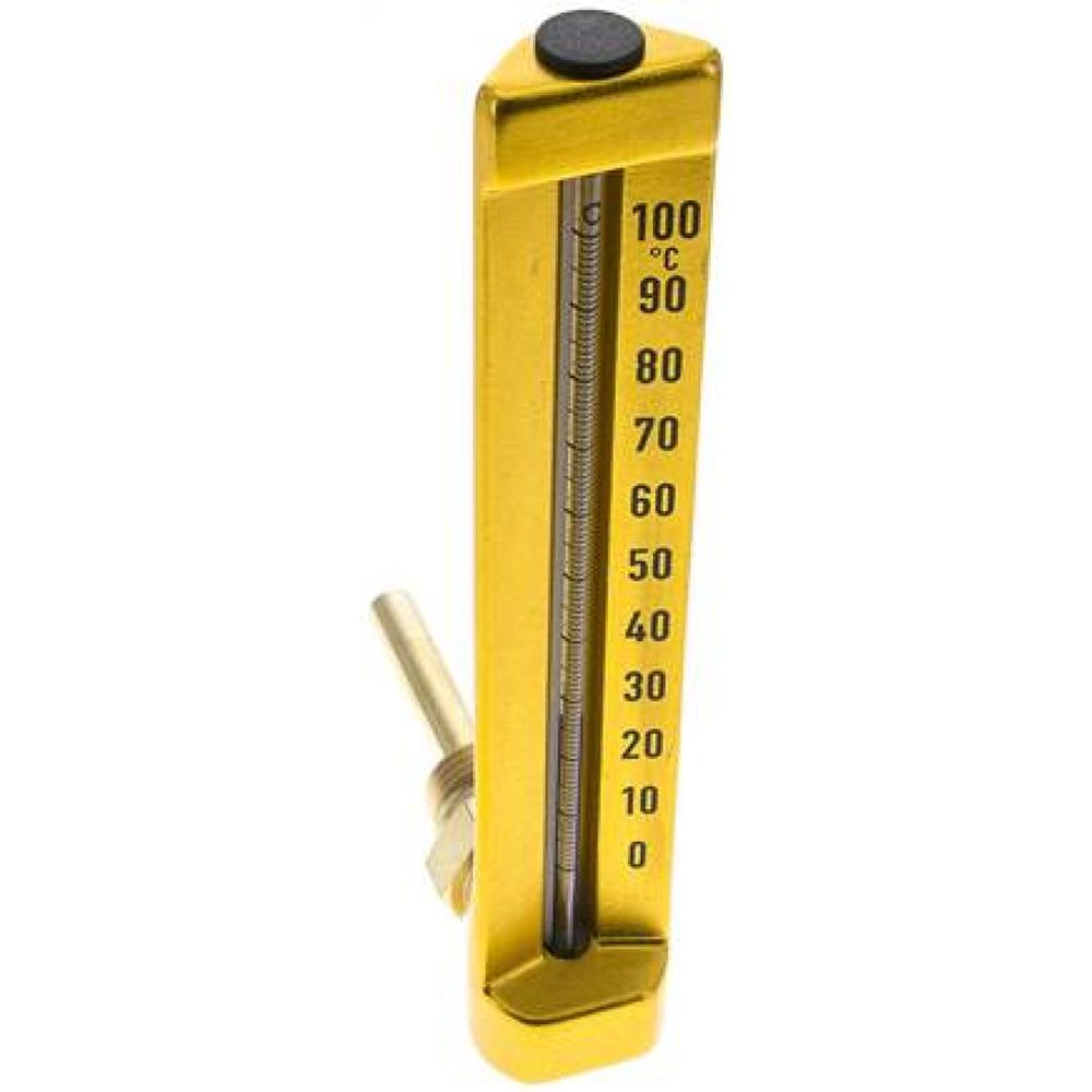 SITW 10020063 Maschinenthermometer (200mm) waagerecht/0 bis +100°C/63mm