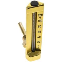 SITW 12015063 Maschinenthermometer (150mm) waagerecht/0 bis +120°C/63mm