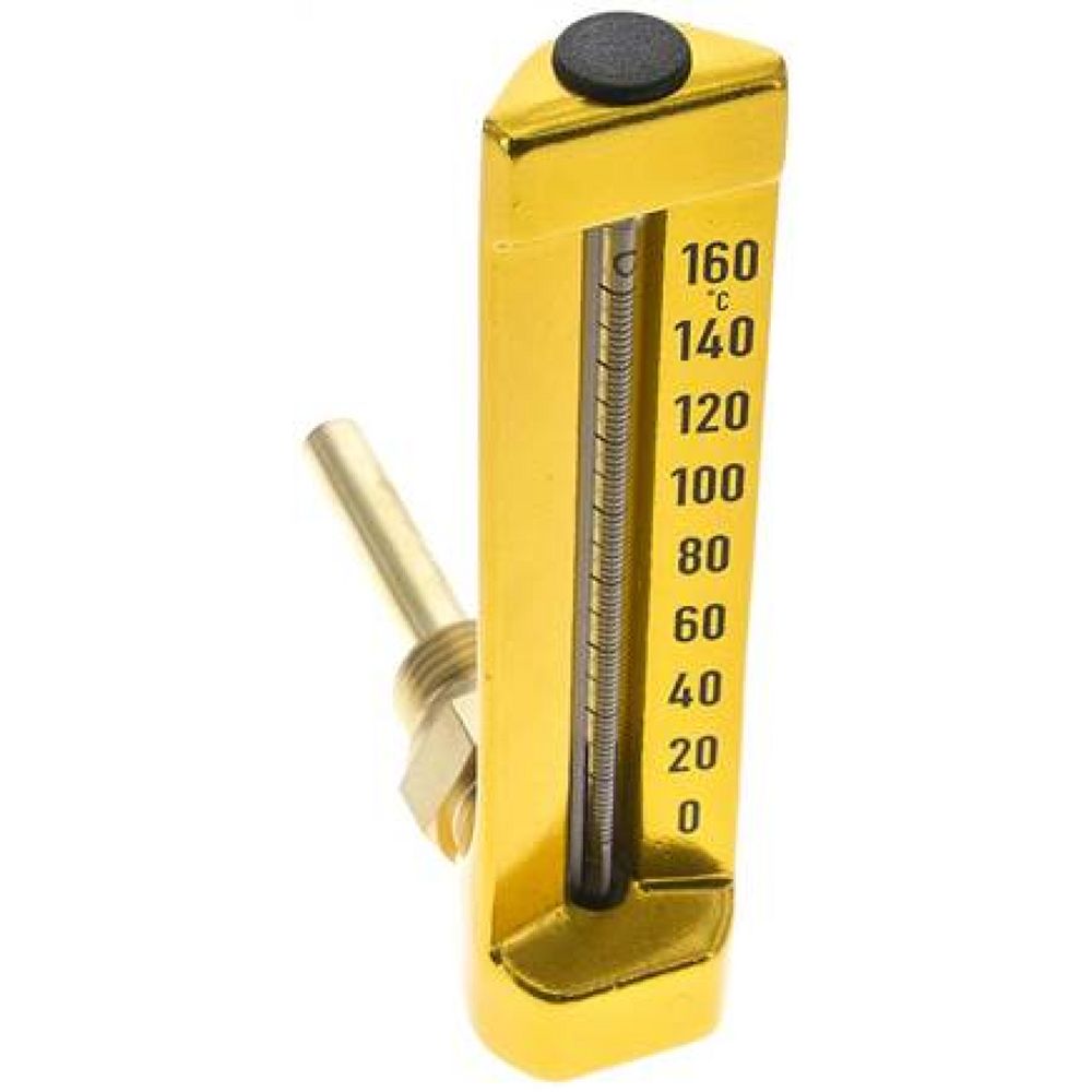SITW 16015063 Maschinenthermometer (150mm) waagerecht/0 bis +160°C/63mm