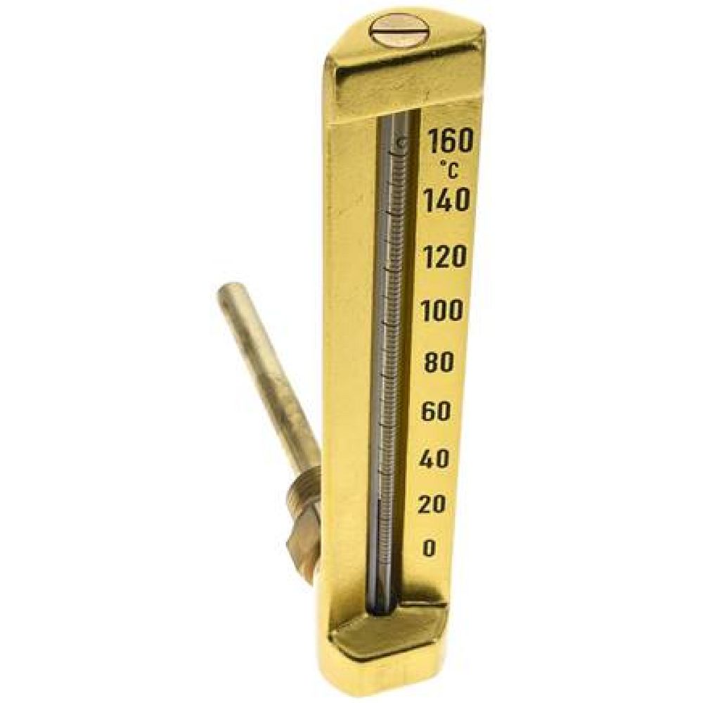 SITW 160200100 Maschinenthermometer (200mm) waagerecht/0 bis +160°C/100mm