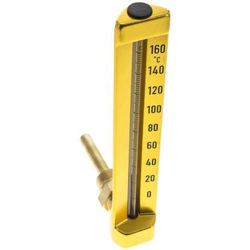 SITW 16020063 Maschinenthermometer (200mm) waagerecht/0 bis +160°C/63mm