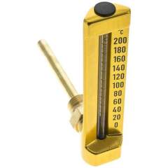 SITW 200150100 Maschinenthermometer (150mm) waagerecht/0 bis +200°C/100mm