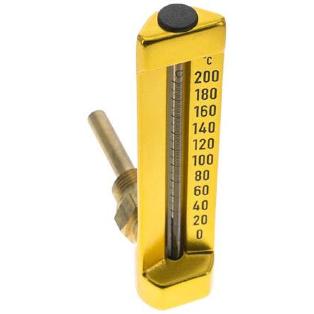 SITW 20015063 Maschinenthermometer (150mm) waagerecht/0 bis +200°C/63mm