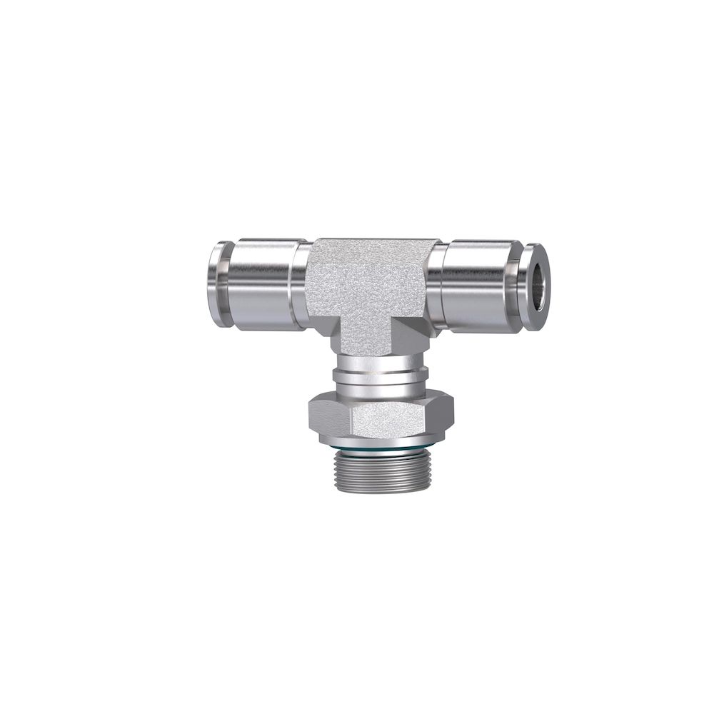 Riegler 135188.Push-in T-fitting, rotating, G 1/2 o., for hose exterior Ø 16 mm