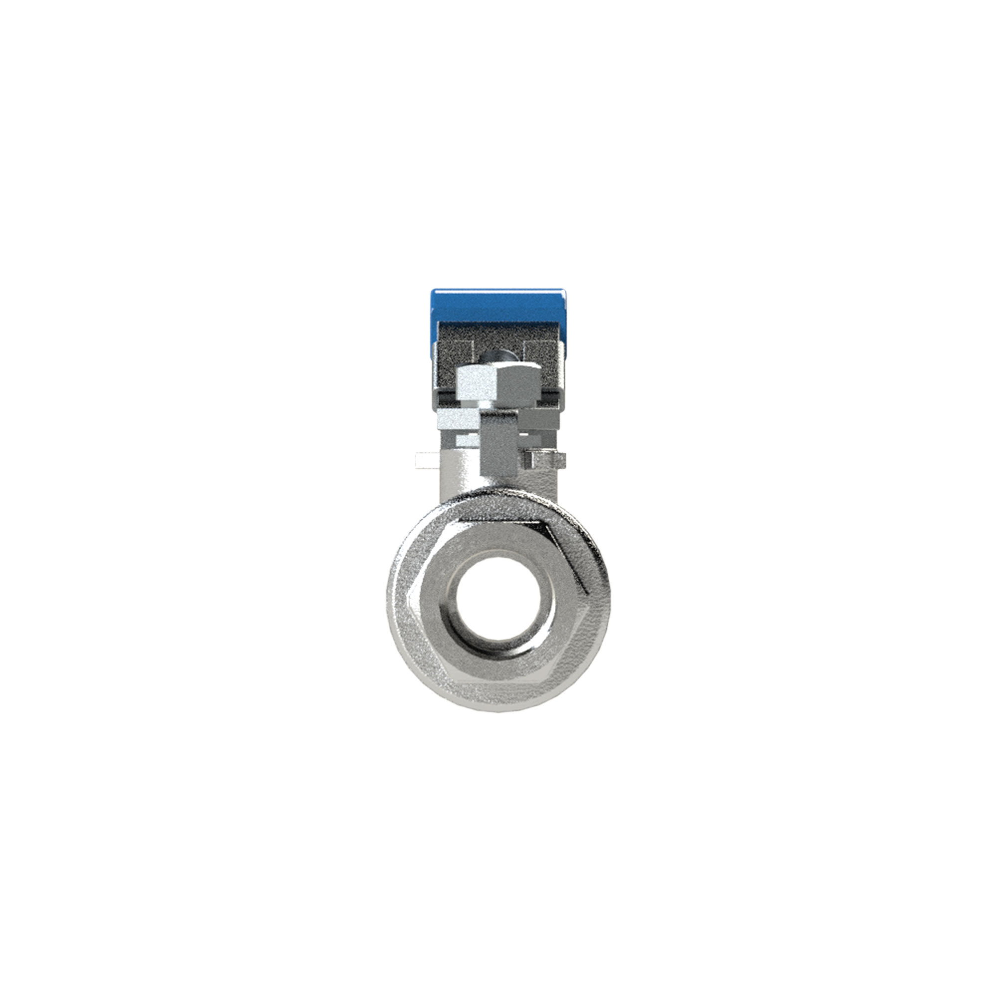 Stainless steel ball valve, length acc. to DIN 3202-M3, G 2 - Riegler 135358