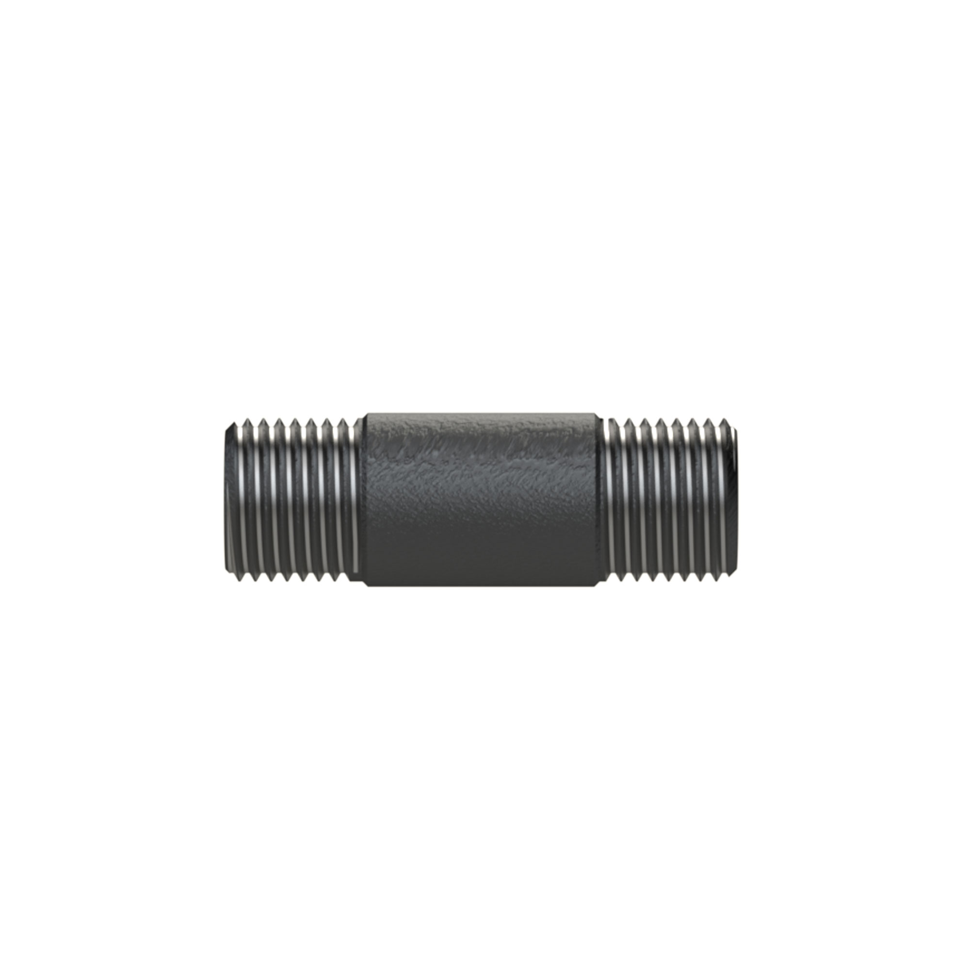 Pipe double nipple 23, ET/ET, R 2, Length 80.0 mm, DIN EN 10241 - Riegler 135407