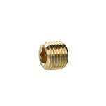 Riegler 135976.Locking screw, Hexagonal socket, without flange, M8x0.75, Brass