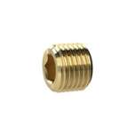 Riegler 135992.Locking screw, Hexagonal socket, without flange, G 3/8, Brass