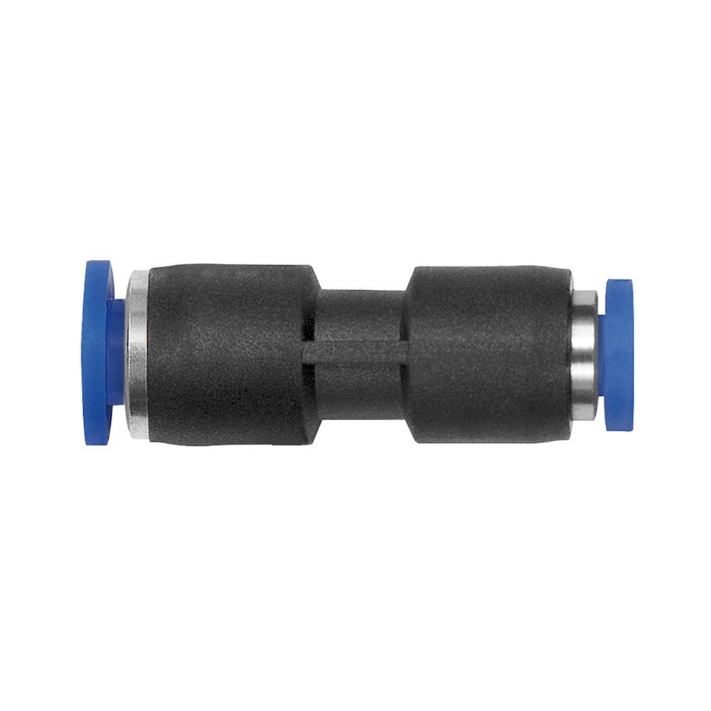 Riegler 148866.Straight push-in connector »Blue Series« mini, red., hose Ø 4/3