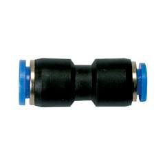 Riegler 109807.Straight push-in connector »Blue Series«, red., hose ext. Ø 16/12