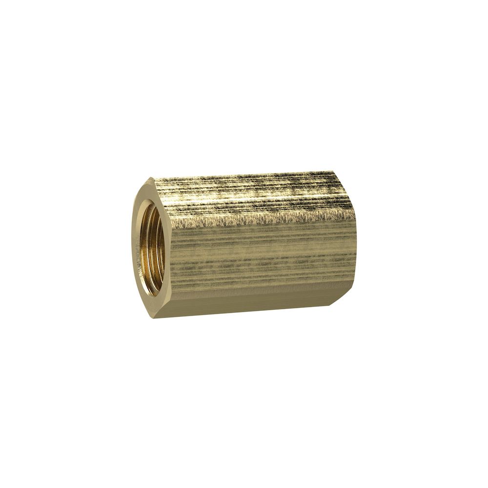 Riegler 136129.Bushing with exterior hexagonal, G 1, AF 41, Brass